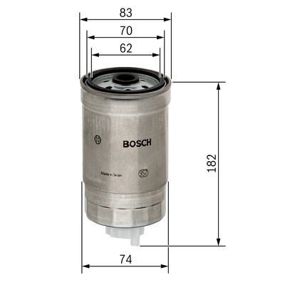 Bränslefilter Bosch 1 457 434 324 BOSCH