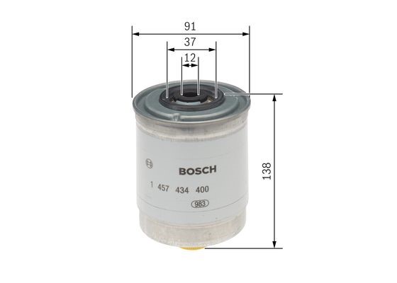 Bränslefilter Bosch 1 457 434 400 BOSCH