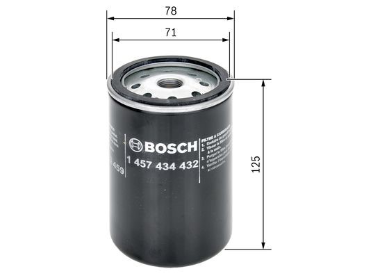 Bränslefilter Bosch 1 457 434 432 BOSCH