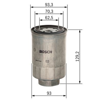 Bränslefilter BOSCH