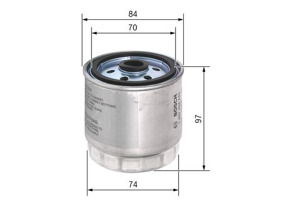 Bränslefilter Bosch 1 457 434 443 BOSCH