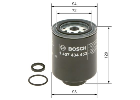 Bränslefilter Bosch 1 457 434 453 BOSCH