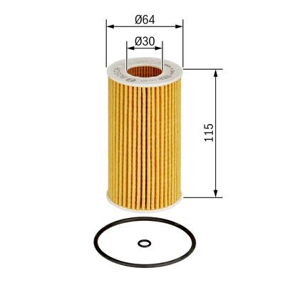Oljefilter Bosch 1 457 437 002 BOSCH