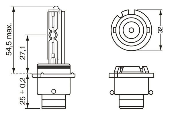 Xenonlampa BOSCH D2r P32d-3 12V Bosch 1 987 302 903 BOSCH