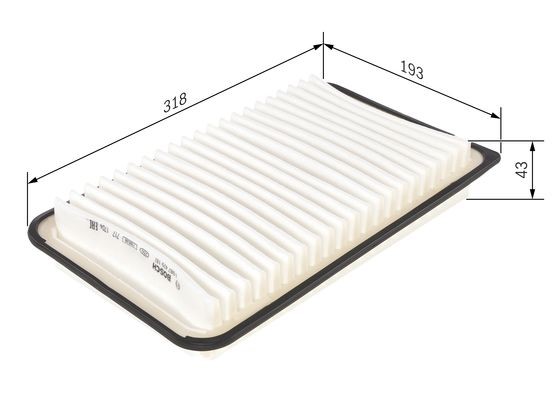 Luftfilter Bosch 1 987 429 187 BOSCH