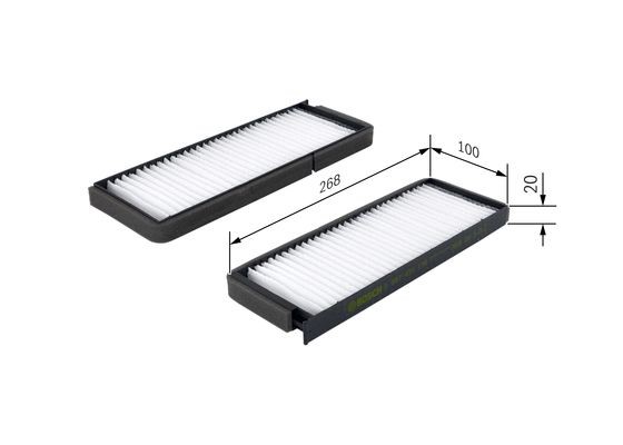 Kupefilter Bosch 1 987 431 176 BOSCH