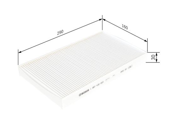 Kupefilter Bosch 1 987 432 003 BOSCH