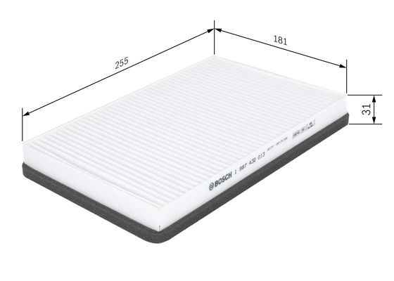 Kupefilter Bosch 1 987 432 013 BOSCH