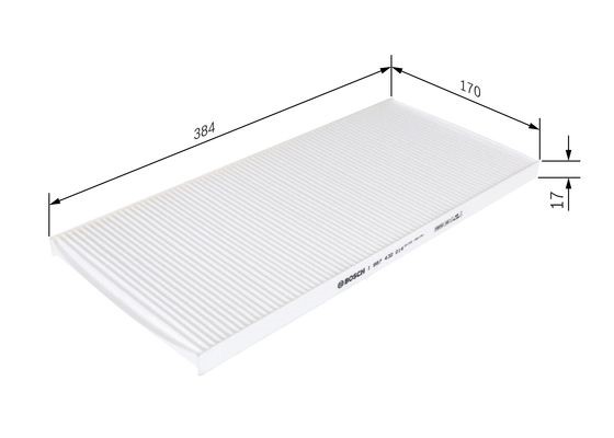 Kupefilter Bosch 1 987 432 014 BOSCH