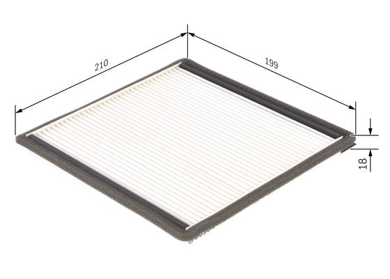 Kupefilter Bosch 1 987 432 021 BOSCH