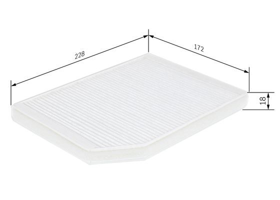 Kupefilter Bosch 1 987 432 027 BOSCH