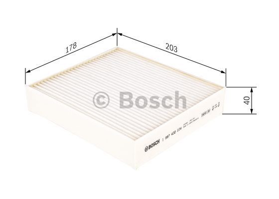 Kupefilter Bosch 1 987 432 034 BOSCH