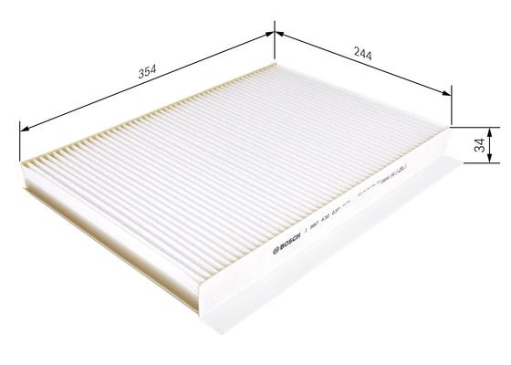 Kupefilter Bosch 1 987 432 037 BOSCH