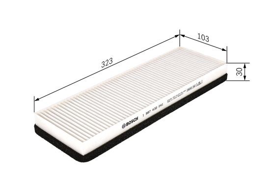 Kupefilter Bosch 1 987 432 041 BOSCH