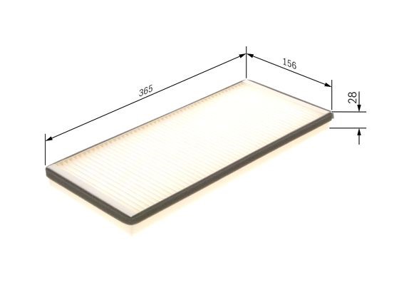 Kupefilter Bosch 1 987 432 043 BOSCH