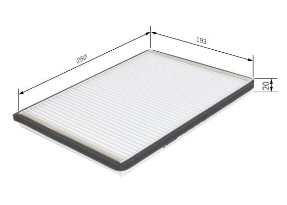 Kupefilter Bosch 1 987 432 058 BOSCH