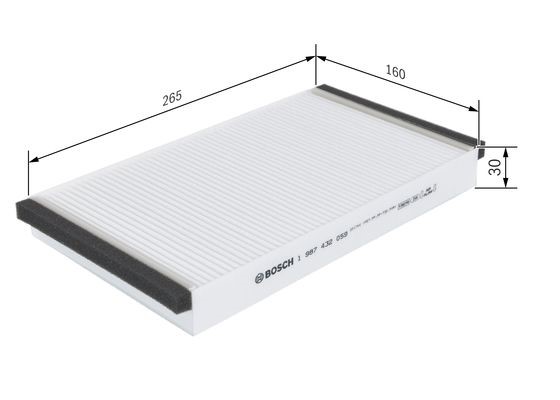 Kupefilter Bosch 1 987 432 059 BOSCH