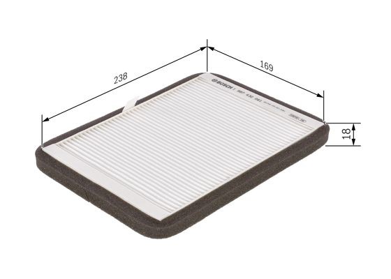 Kupefilter Bosch 1 987 432 061 BOSCH