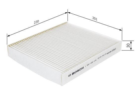 Kupefilter Bosch 1 987 432 075 BOSCH