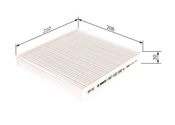 Kupefilter Bosch 1 987 432 080 BOSCH
