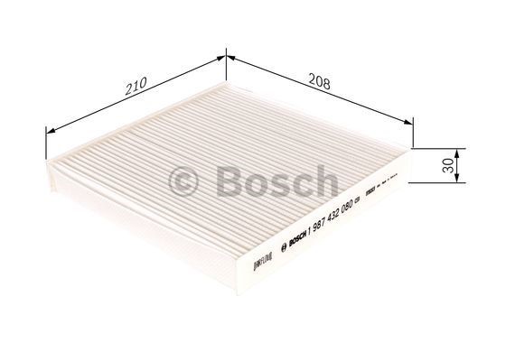 Kupefilter Bosch 1 987 432 080 BOSCH