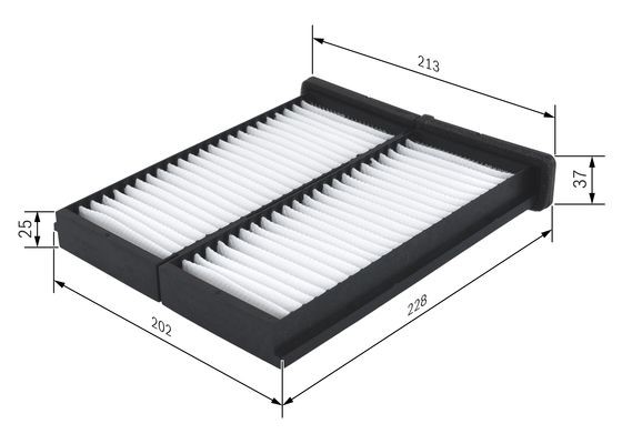 Kupefilter Bosch 1 987 432 086 BOSCH