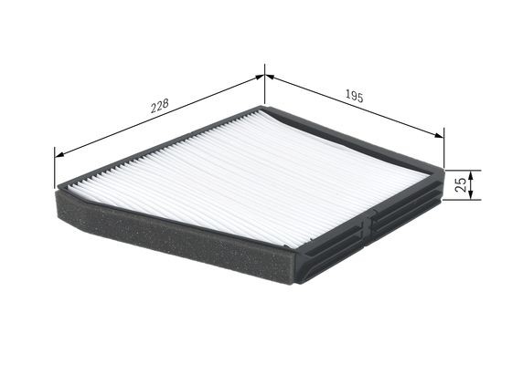 Kupefilter Bosch 1 987 432 105 BOSCH