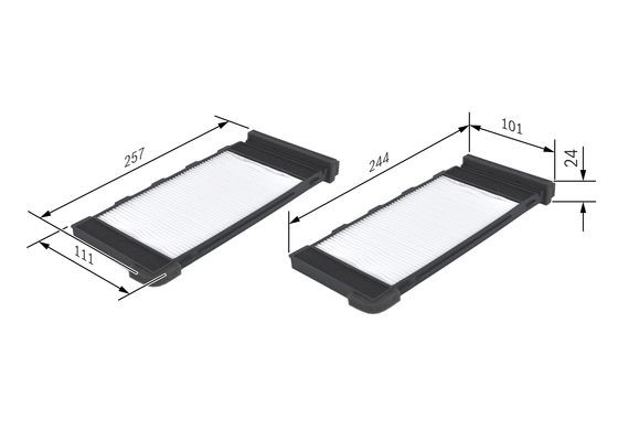 Kupefilter Bosch 1 987 432 118 BOSCH