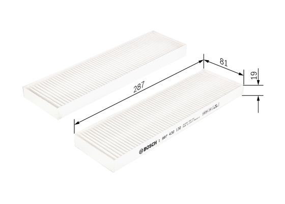 Kupefilter Bosch 1 987 432 132 BOSCH