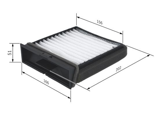 Kupefilter Bosch 1 987 432 157 BOSCH