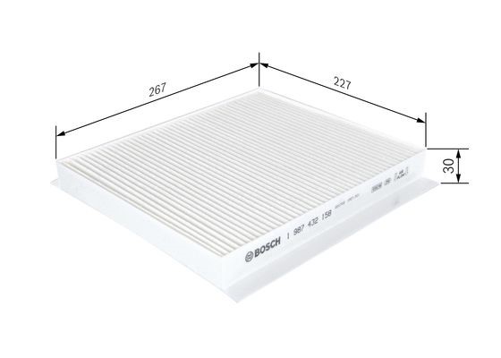 Kupefilter Bosch 1 987 432 158 BOSCH