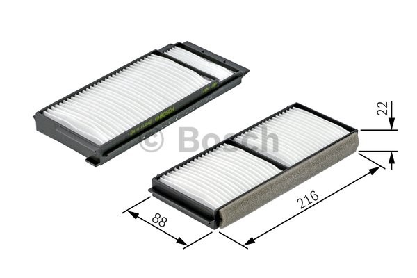 Kupefilter Bosch 1 987 432 163 BOSCH