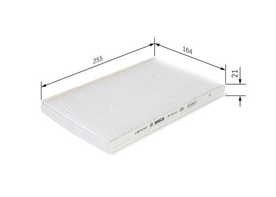 Kupefilter Bosch 1 987 432 183 BOSCH