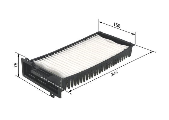 Kupefilter Bosch 1 987 432 198 BOSCH