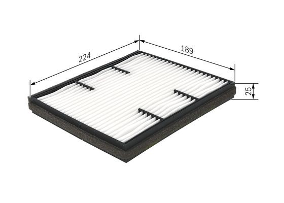 Kupefilter Bosch 1 987 432 223 BOSCH