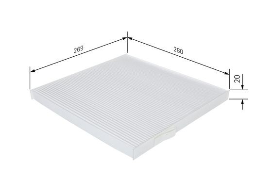 Kupefilter Bosch 1 987 432 237 BOSCH
