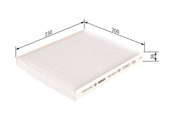 Kupefilter Bosch 1 987 432 251 BOSCH