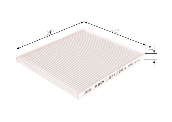 Kupefilter Bosch 1 987 432 254 BOSCH