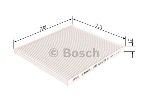 Kupefilter Bosch 1 987 432 254 BOSCH