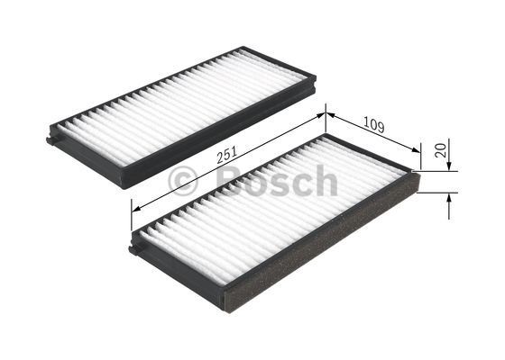 Kupefilter Bosch 1 987 432 260 BOSCH