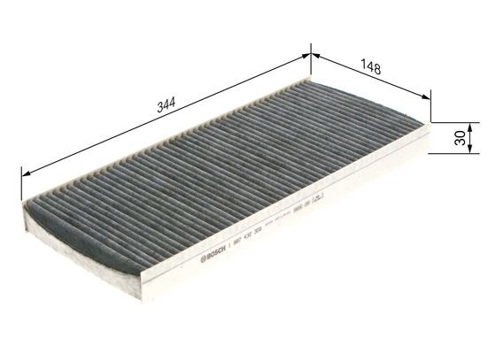 Kupefilter Bosch 1 987 432 306 BOSCH