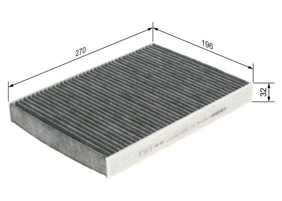 Kupefilter Bosch 1 987 432 311 BOSCH