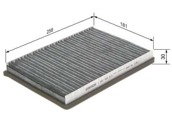 Kupefilter Bosch 1 987 432 313 BOSCH