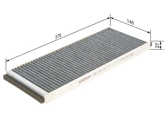 Kupefilter Bosch 1 987 432 317 BOSCH