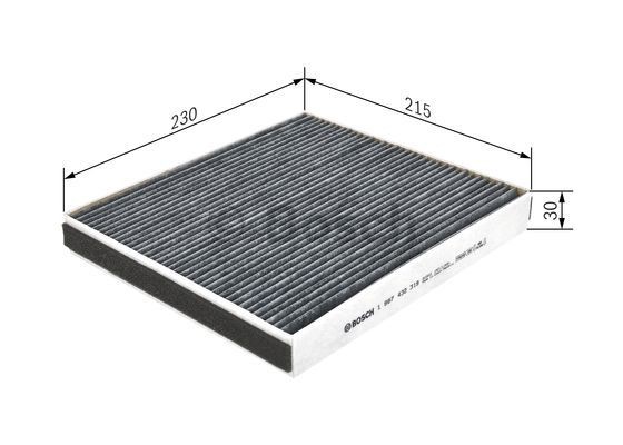Kupefilter Bosch 1 987 432 319 BOSCH