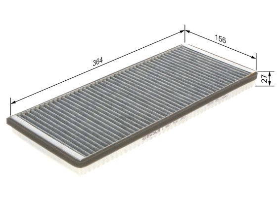 Kupefilter Bosch 1 987 432 343 BOSCH