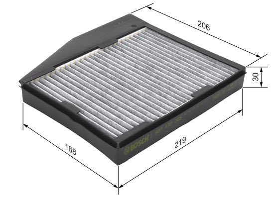 Kupefilter Bosch 1 987 432 365 BOSCH