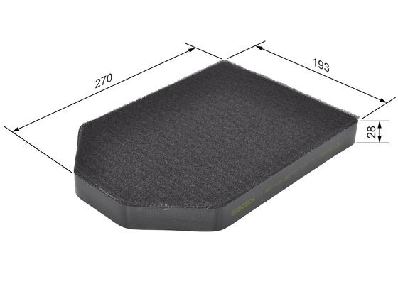 Kupefilter Bosch 1 987 432 367 BOSCH