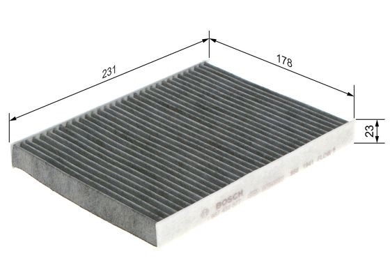 Kupefilter Bosch 1 987 432 377 BOSCH