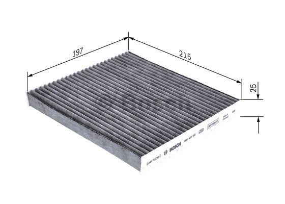 Kupefilter Bosch 1 987 432 392 BOSCH